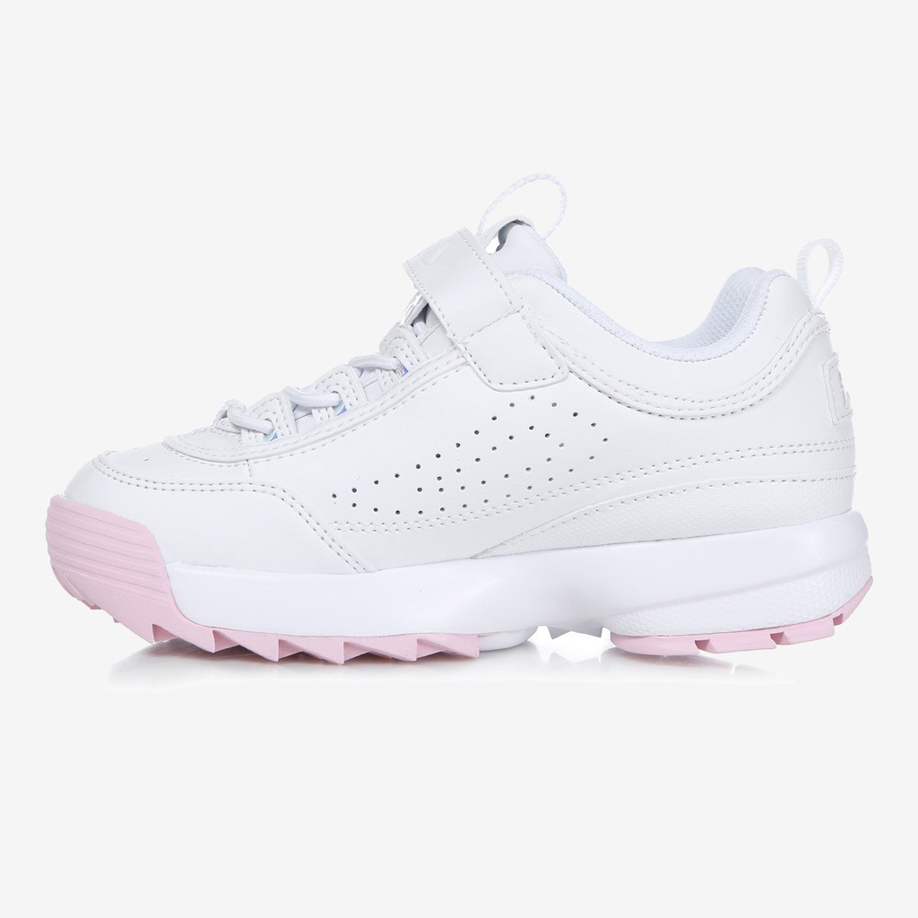 Giày sneaker có quai dán trẻ em FILA Disruptor 2 3GM01089D-100