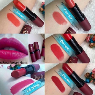 Son lì màu nhung Golden Rose Velvet Matte Lipstick