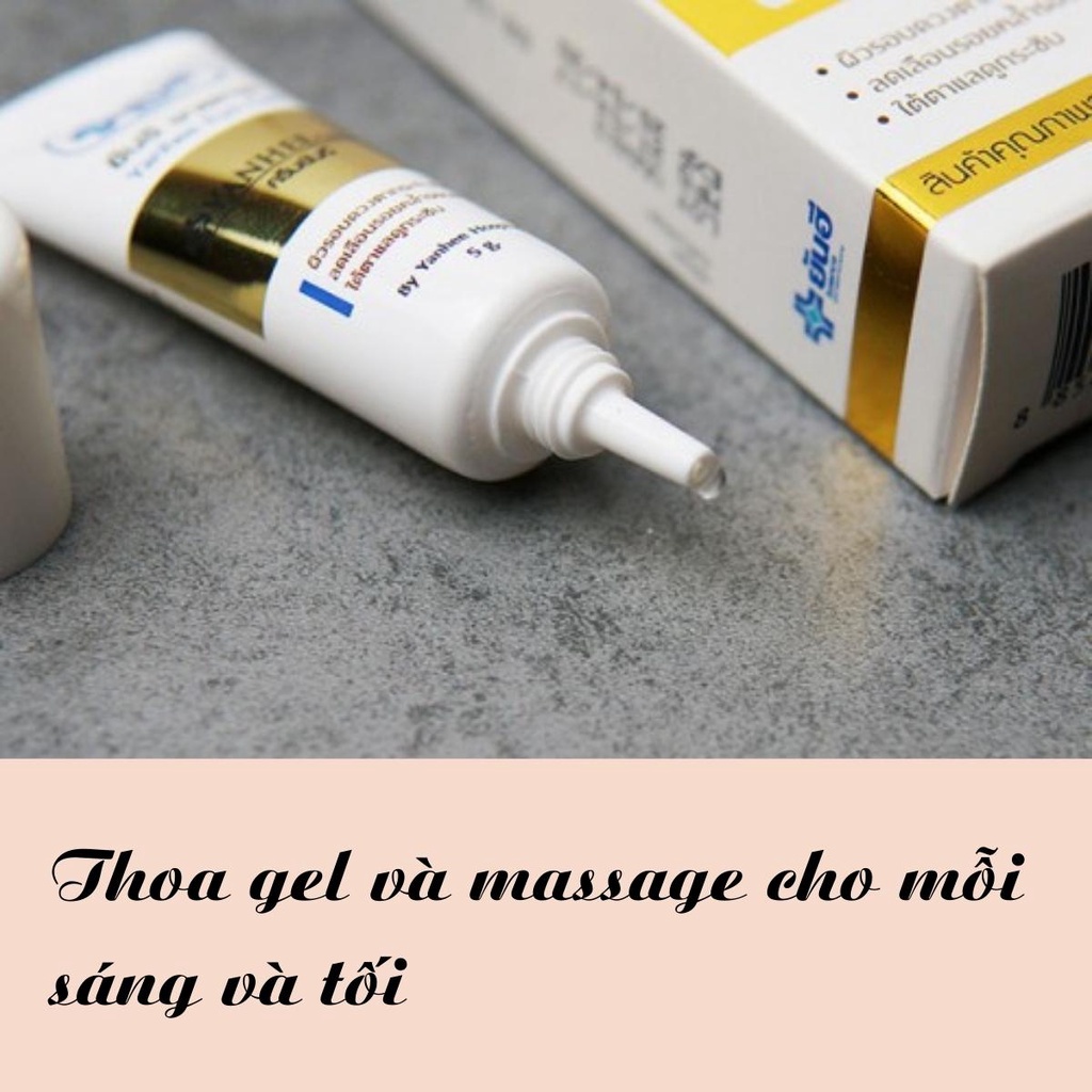 Kem giảm thâm quầng mắt Yanhee Eye Gel giúp mờ nếp nhăn xóa vết thâm và tan bọng mắt 5g chính hãng thái lan