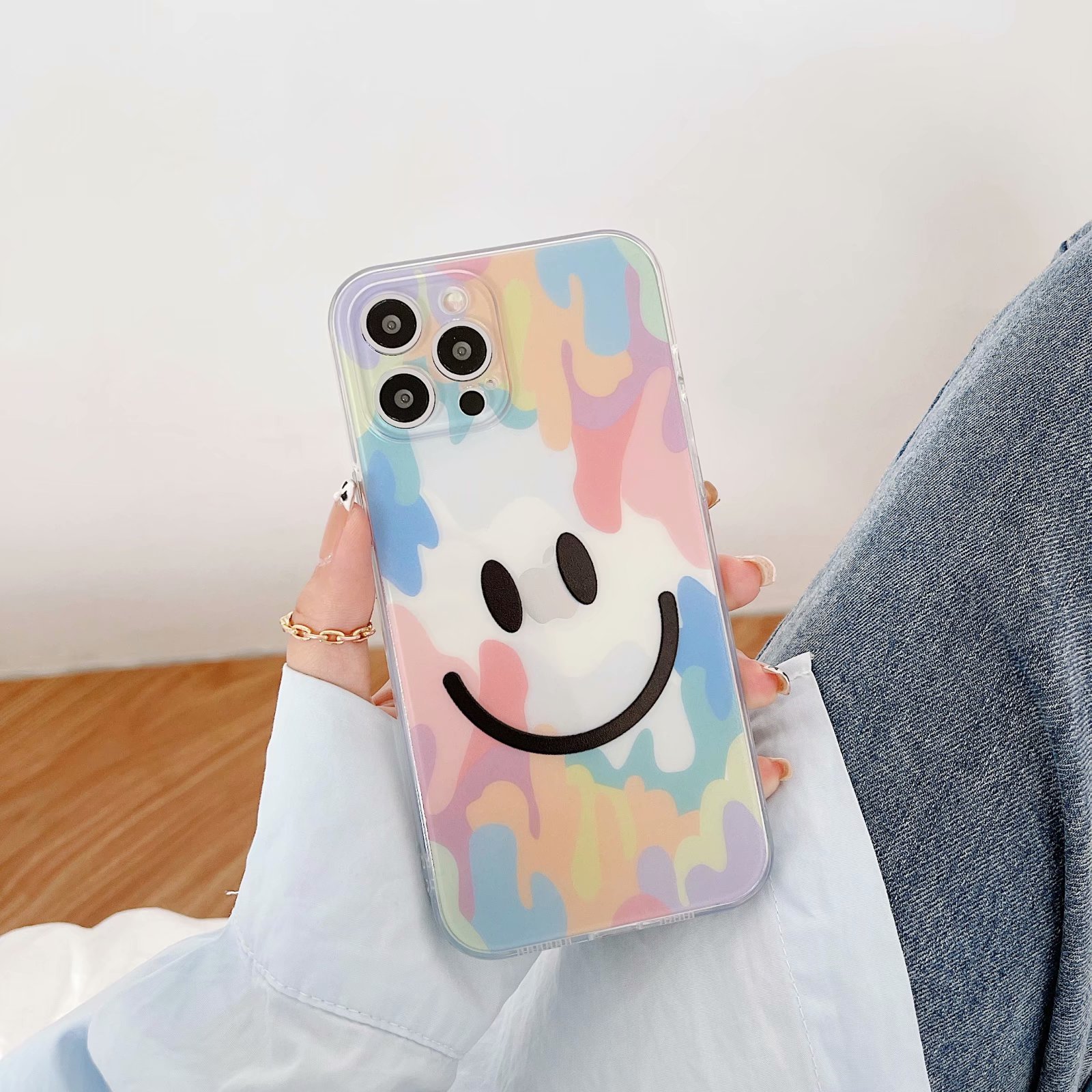 Ốp silicon Chống Sốc Hình Cầu Vồng Thời Trang Cho Iphone 12pro Max 12mini 11pro Max Xs Max Xr Se 2020 7 8 Plus | BigBuy360 - bigbuy360.vn