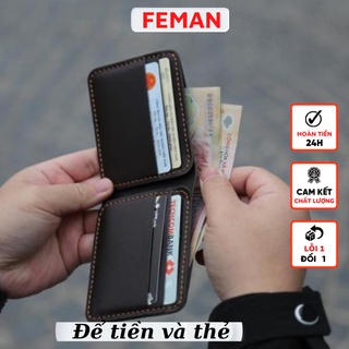 Ví Da Nam Bóp Da Bò Cao Cấp Dáng Ngang Cao Cấp BDB