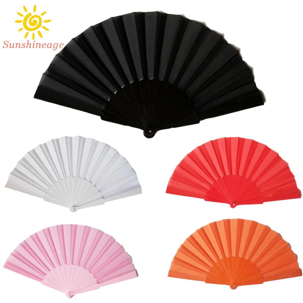 Quạt Vải Gập Cầm Tay Kiểu Tây Ban Nha