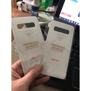 Dán PPF mặt trước + mặt sau cho Sam Sung S10 , S10+ .