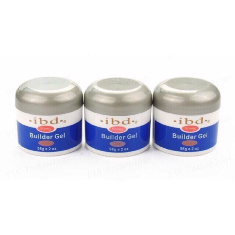 gel đắp móng ibd màu trong(clear) không nóng