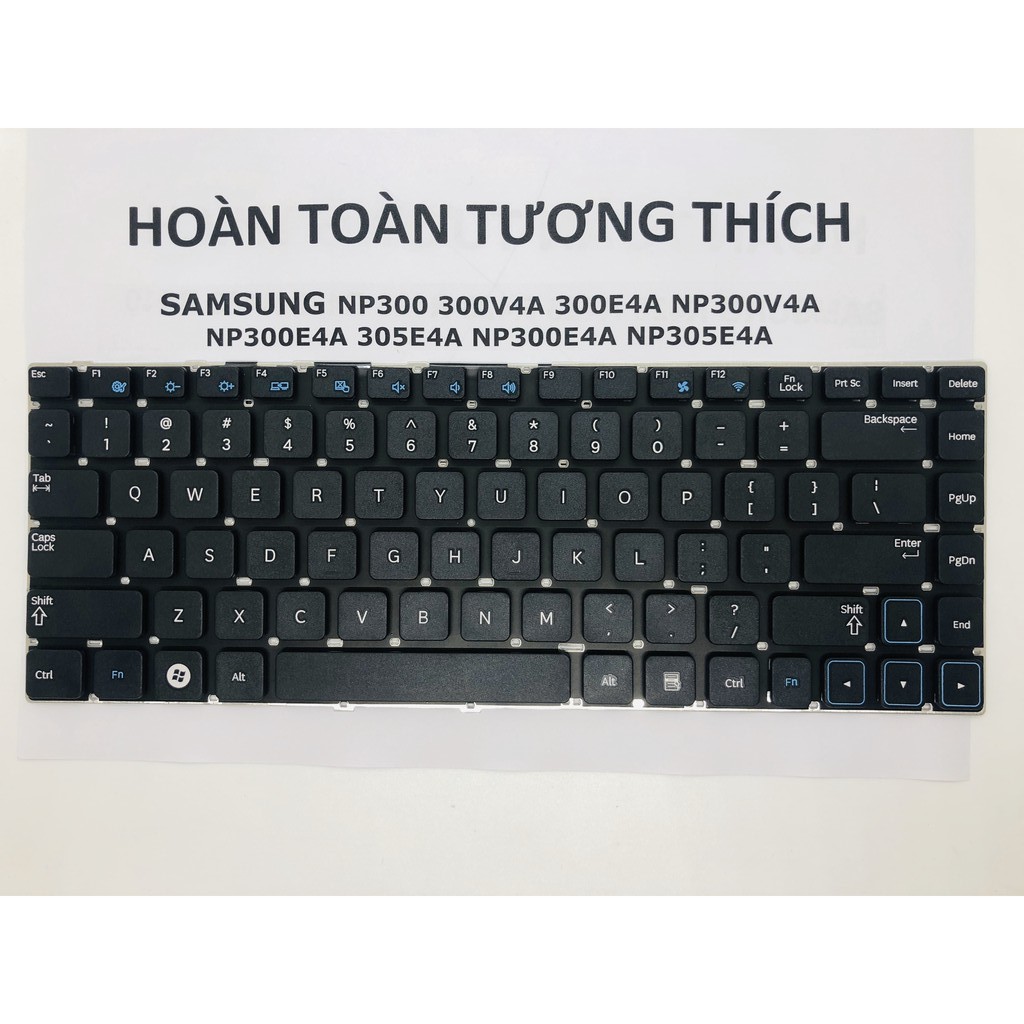 Bàn Phím Laptop  Samsung NP300 300V4A  300E4A NP300V4A NP300E4A 305E4A NP305E4A Hàng Mới 100% Bảo hành 12 Tháng