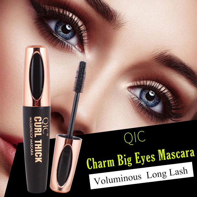 [Hàng mới về] Mascara QIC sợi tơ 4d làm cong và dày mi hiệu quả