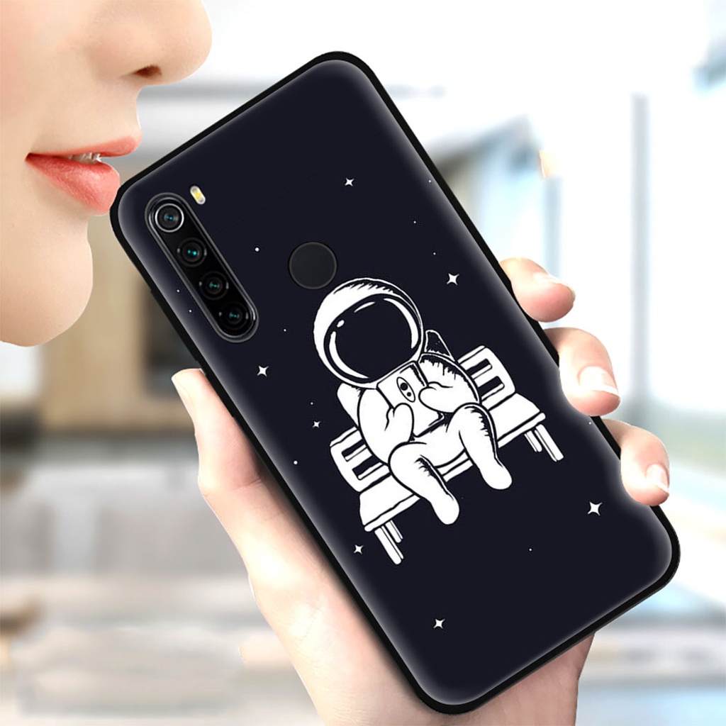 Ốp điện thoại TPU silicon mềm hình phi hành gia mặt trăng cho Xiaomi Mi Note 10 A3 9T Pro A3 Lite CC9 CC9E Mix 2S MAX 3 YYDS40