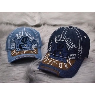 nón ông Địa vải Denim