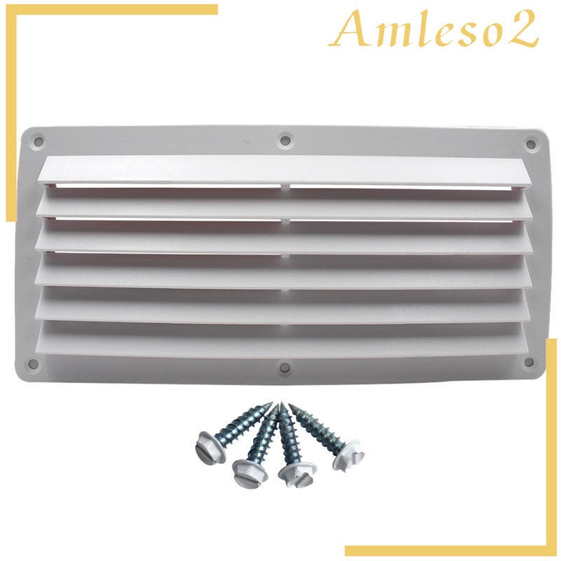 Bộ 2 Lỗ Thông Hơi Hình Chữ Nhật Bằng Nhựa Abs Kích Thước 260mm X 125mm Cho Tàu Thuyền Rv | BigBuy360 - bigbuy360.vn