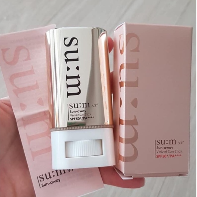 [TẶNG TẨY TRANG 100ML] Kem chống nắng dạng thỏi Su:m37 Sun-away Velvet Sun Stick SPF50+/PA++++