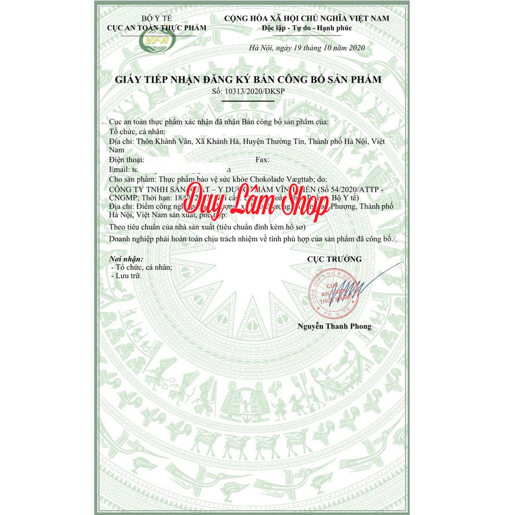 Kẹo Socola giảm cân Chokolade Vægttab đan mạch