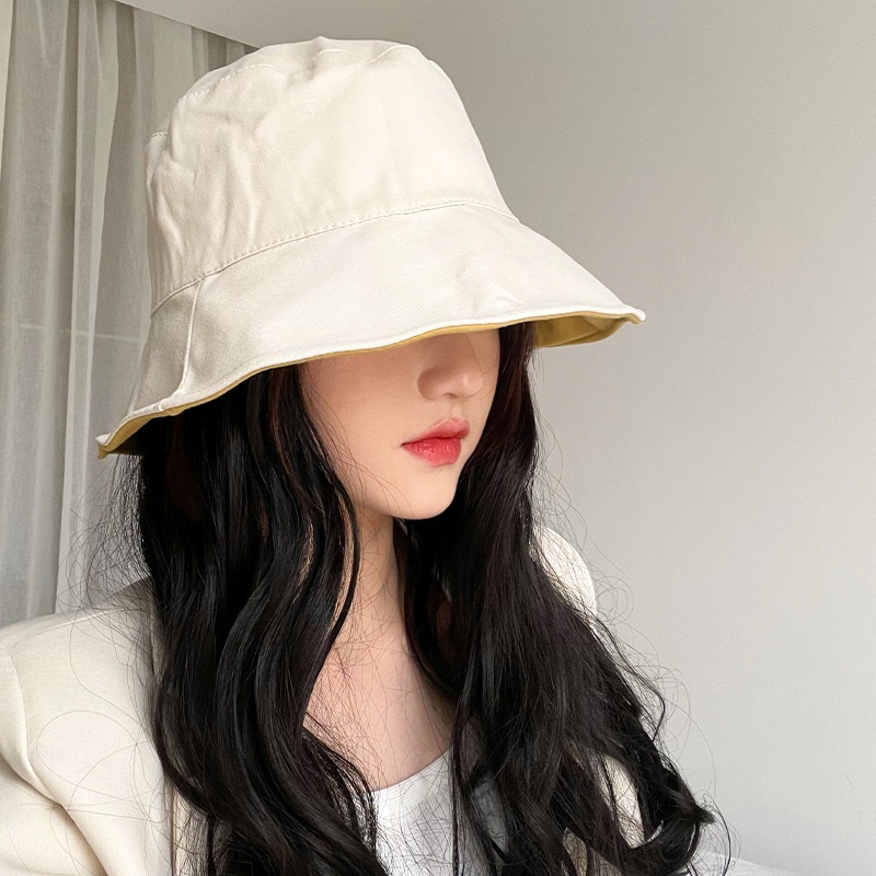 Mũ Tai Bèo Chống Nắng Hai Mặt Phong Cách Nhật Bản Hàn Quốc Bảo Vệ Dễ Phối Đồ