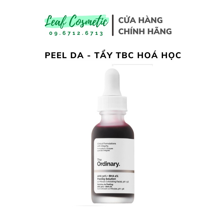 Thanh tẩy da AHA 30% + BHA 2% Peeling Solution - The Ordinary