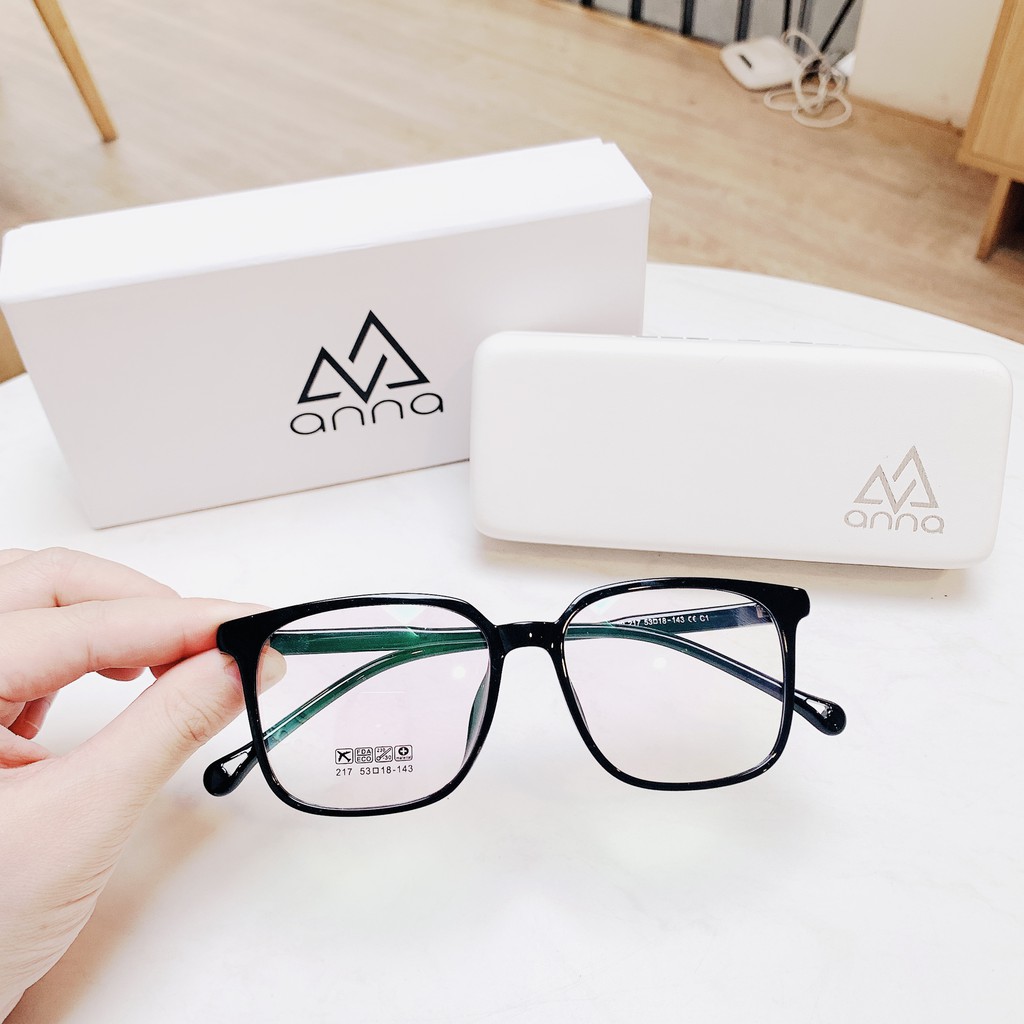Kính mắt gọng thời trang ANNA dáng vuông cho nam nữ sang trọng 170HQ013 | BigBuy360 - bigbuy360.vn