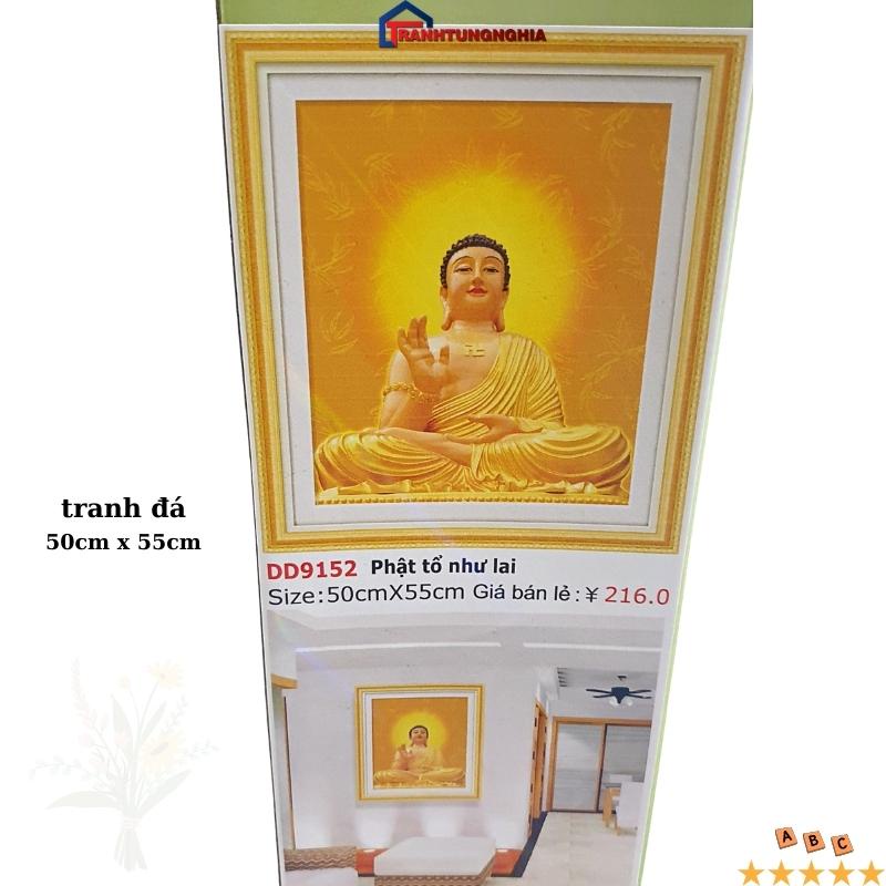 Tranh đính đá, tranh thêu chữ thập phật tổ