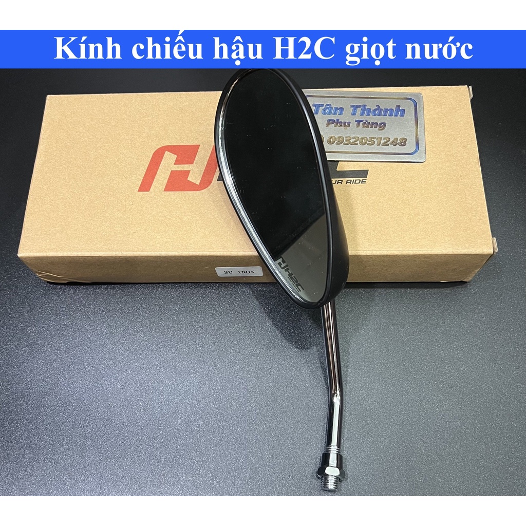 Kính chiếu hậu CRG, H2C kiểu giọt nước - 1 cái bên trái răng thuận Dochoixe