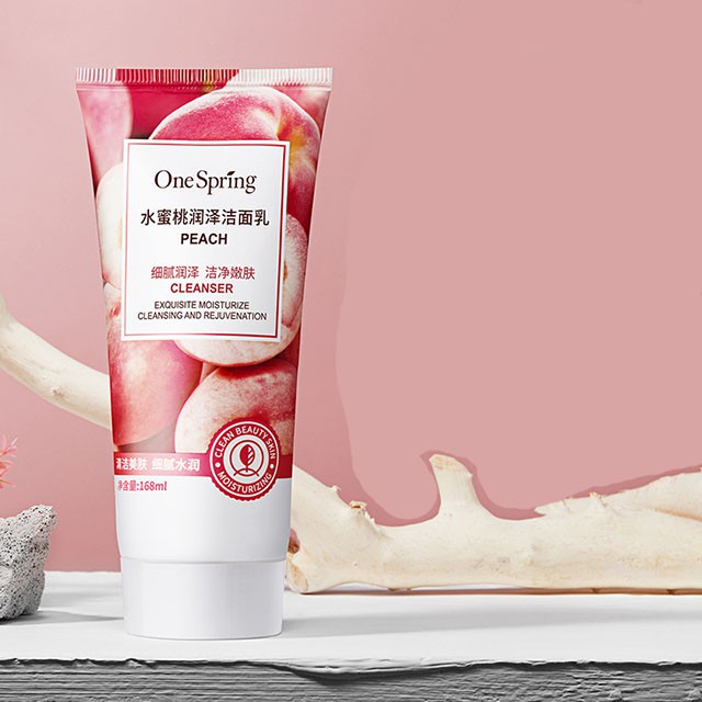 Sữa Rửa Mặt One Spring 4 Vị Hương Đào , Sữa Bò , Đào , Bơ Dưỡng Ẩm Kiểm Soát Dầu Nhờn 168ml | BigBuy360 - bigbuy360.vn