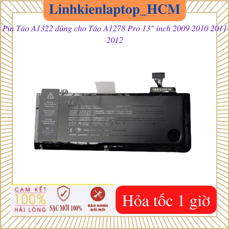 Pin laptop Táo A1278 Pro 13" inch 2009 2010 2011 2012- Pin A1322