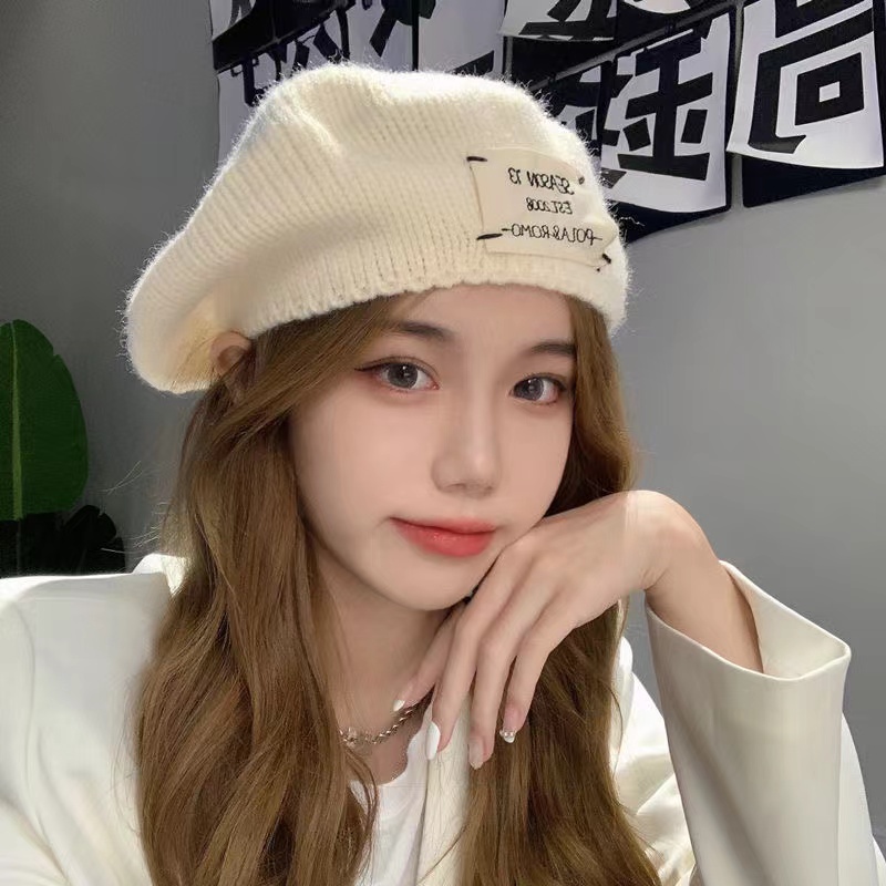 Nón Lưỡi Trai Màu Be Phong Cách Hàn Quốc