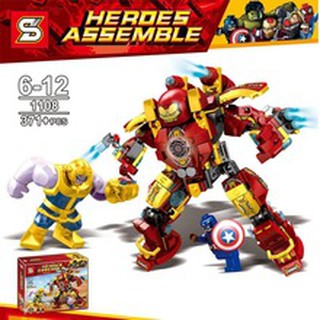 Xếp hình super hero sy1108 - Người sắt chiến đấu