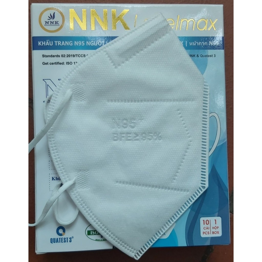 Khẩu trang cao cấp N95 NNK - Hộp 10 chiếc - Hàng chính hãng