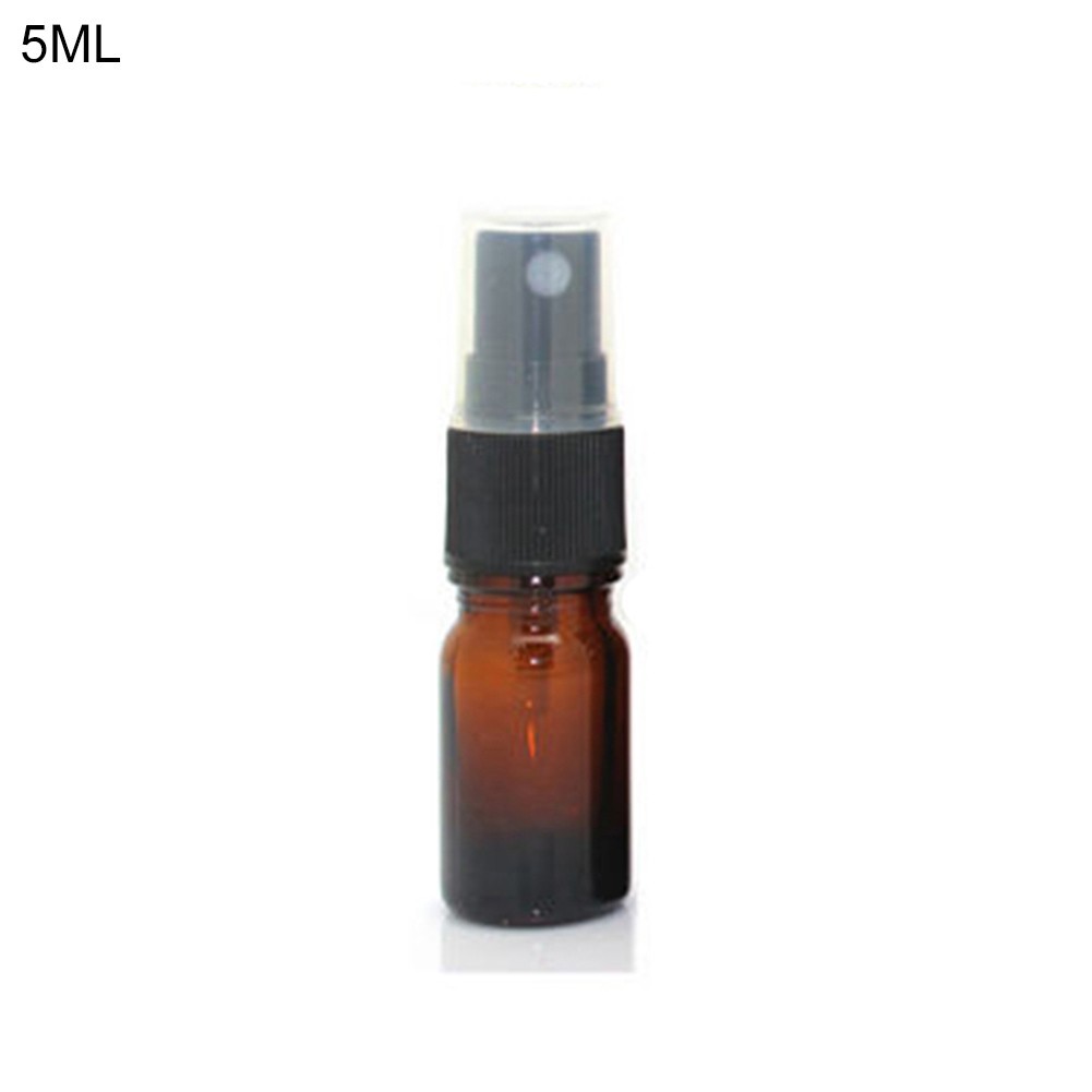 Bình thủy tinh mini dạng vòi xịt đựng dung dịch với dung tích 5ML/100ML