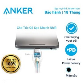 Cáp Anker Powerline C to C - Dài 0.9m - A8183 sạc nhanh