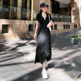 ĐẦM XỐP NÚT DÁNG DÀI NỮ ĐỦ MÀU