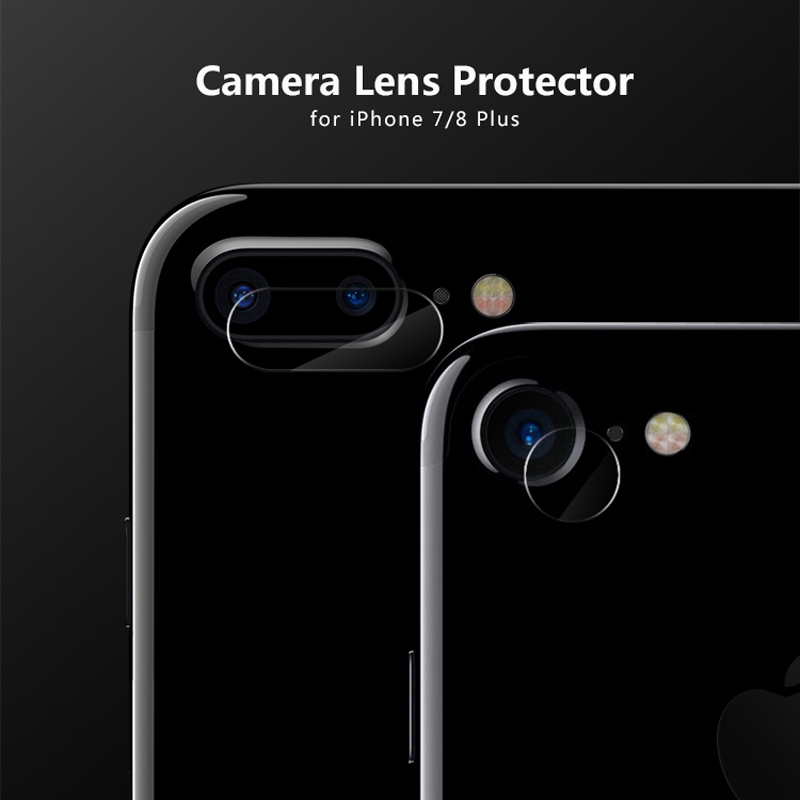 Kính cường lực bảo vệ camera sau kèm dụng cụ làm sạch bụi cho điện thoại iPhone 7 8 7+ 8+ iPhone SE 2020