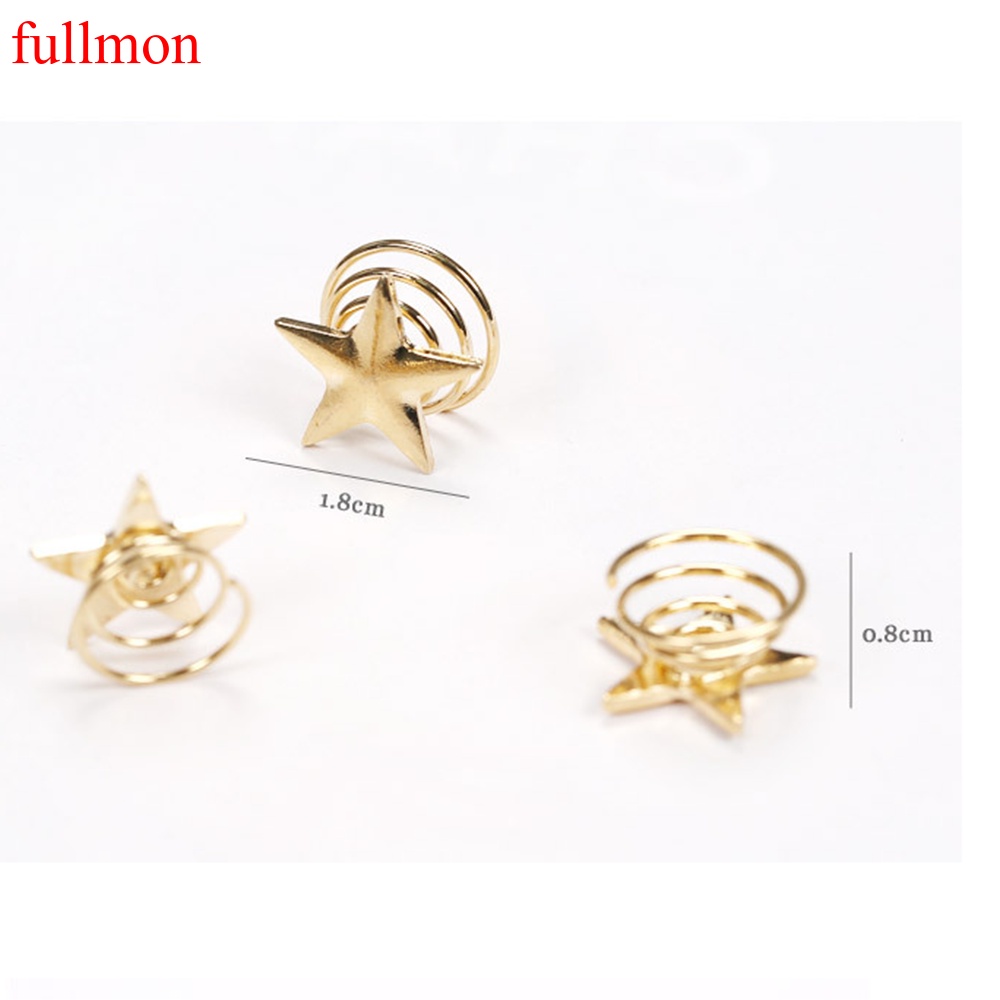 Set 5 kẹp tóc hình ngôi sao mặt trăng dễ thương cho cô dâu