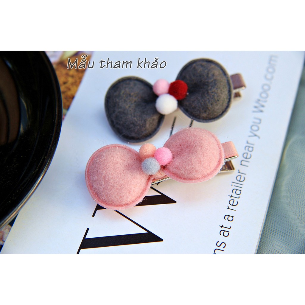 Nơ da nhồi bông - Set 2 cái