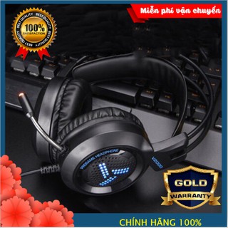 Tai Nghe Chụp Tai Máy Tính PC Laptop Điện Thoại Chuyên Game V2000 Siêu Đẹp, Âm Siêu Hay