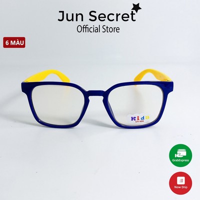 Kính giả cận trẻ em dáng vuông Jun Secret dễ thương cho bé trai và bé gái từ 1 tới 5 tuổi JS58A11