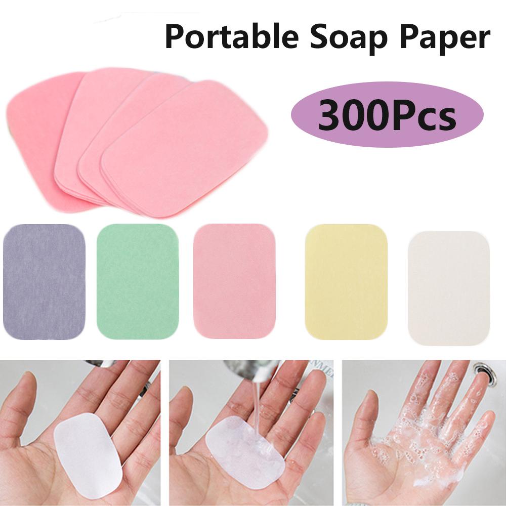 Hộp 300 Xà Phòng Rửa Tay Di Động Tiện Dụng Cho Hoạt Động Ngoài Trời