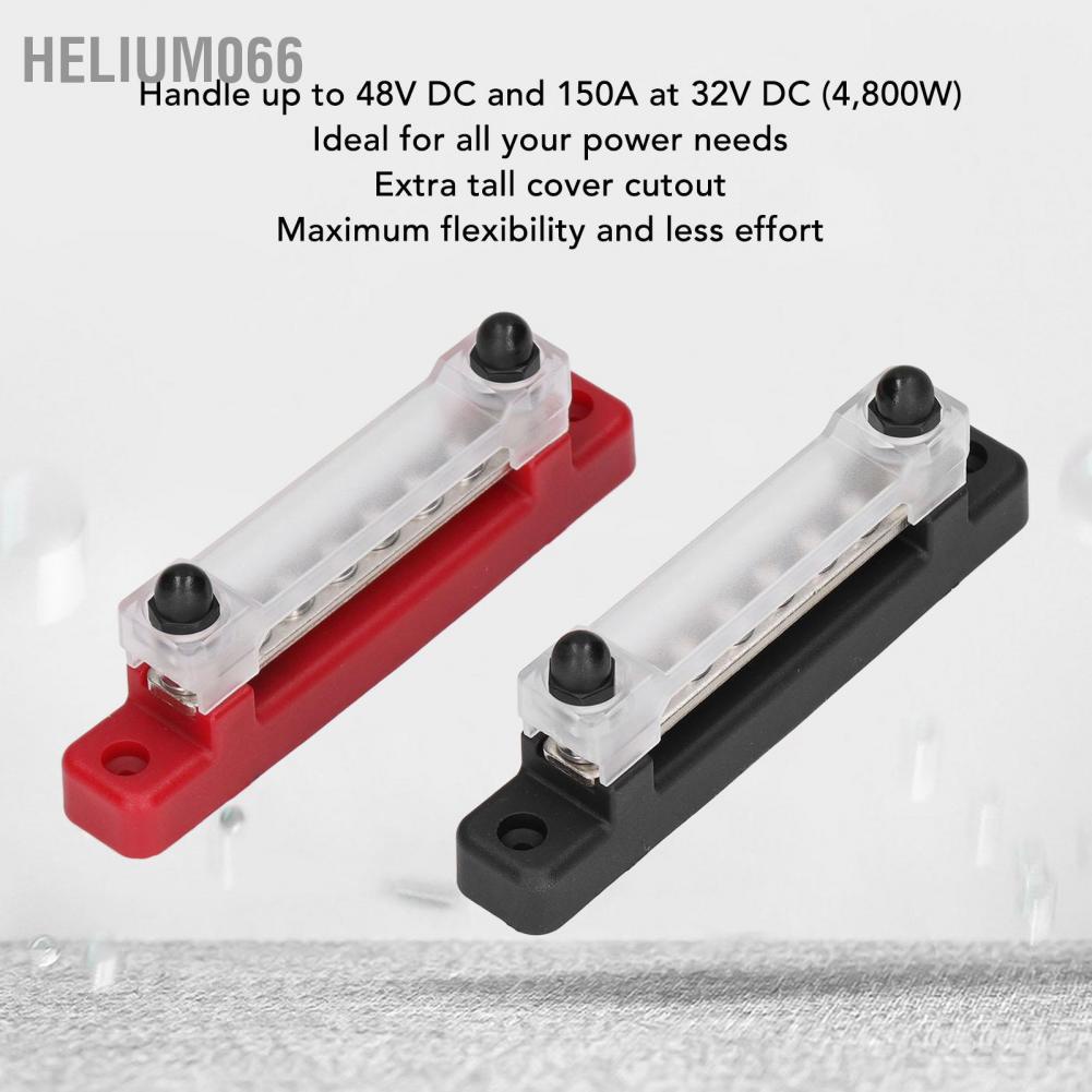 Set thanh nối đất phân phối điện 1 hàng RV 6P