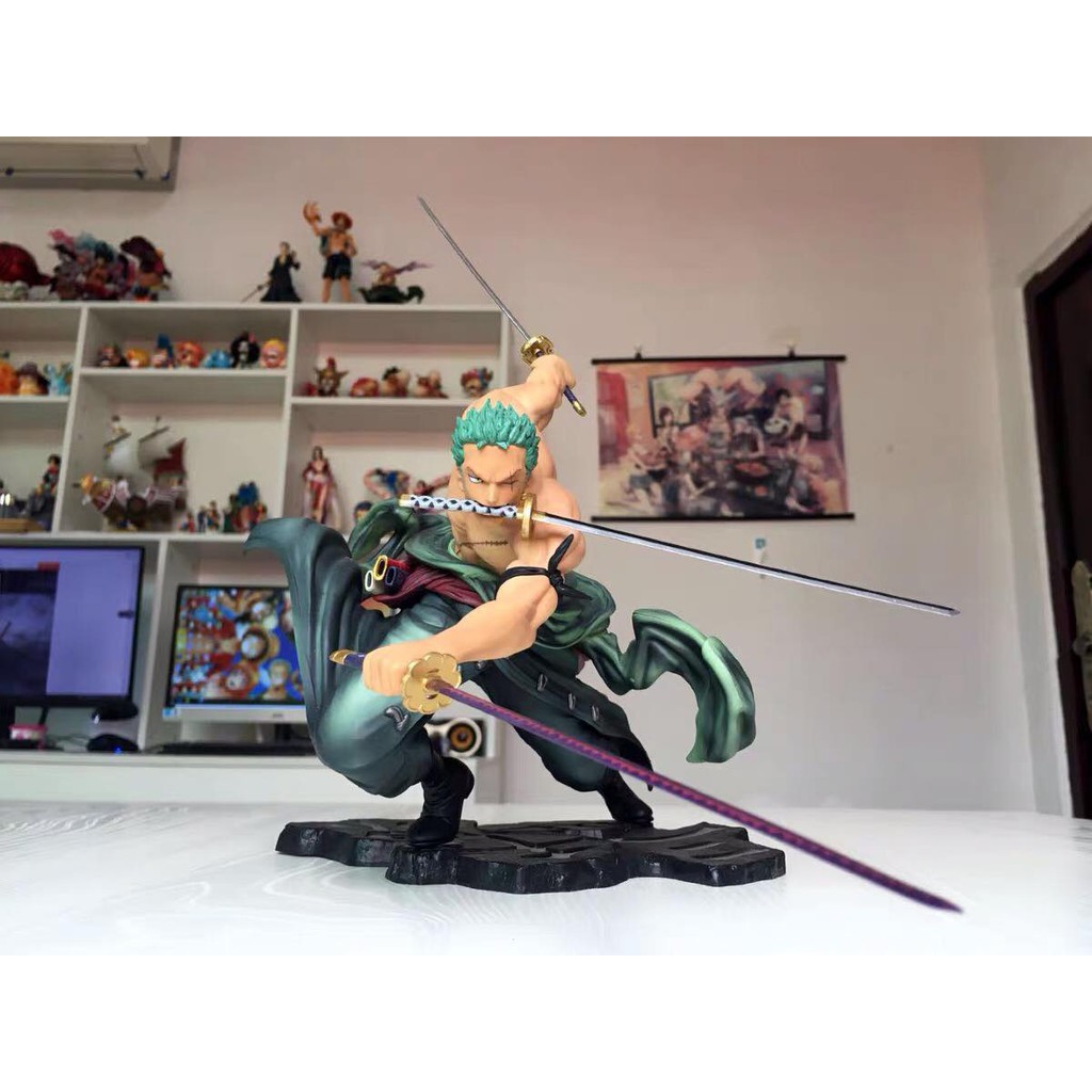 ẢNH THẬT]Mô hình Figure Roronoa Zoro 3000 Thế Giới POP-Mô Hình One Piece.
