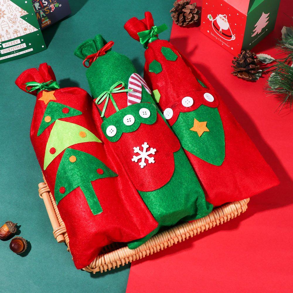 Miếng Dán Trang Trí Chai Rượu Chủ Đề Giáng Sinh