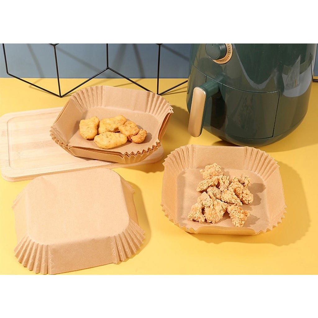 Bộ 50 Giấy Lót Nồi Hấp Bánh Phô Mai Dùng Một Lần Tiện Dụng