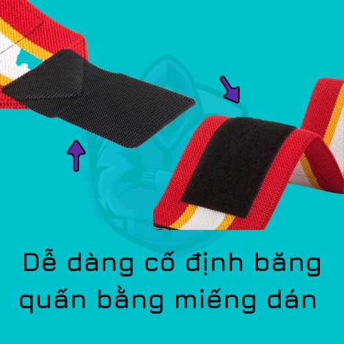 [GIÁ SIÊU RẺ] Bộ dây quấn cổ tay tập Gym giúp hạn chế trấn thương, an toàn trong tập luyện