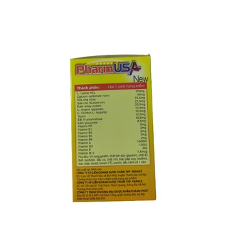 《Pharm Usa New》Bổ sung Vitamin/ Khoáng chất/ Acid amin《 PharmUsa》