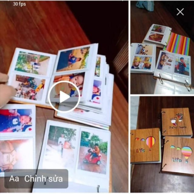 Combo 100 ảnh 6x9 tặng kèm abum