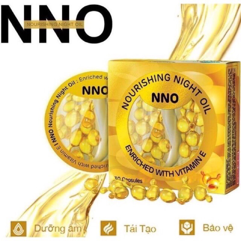 Viên Dưỡng Da NNO Vitamin E & NNO Vite Dưỡng Trắng Da (Hộp 30 viên)