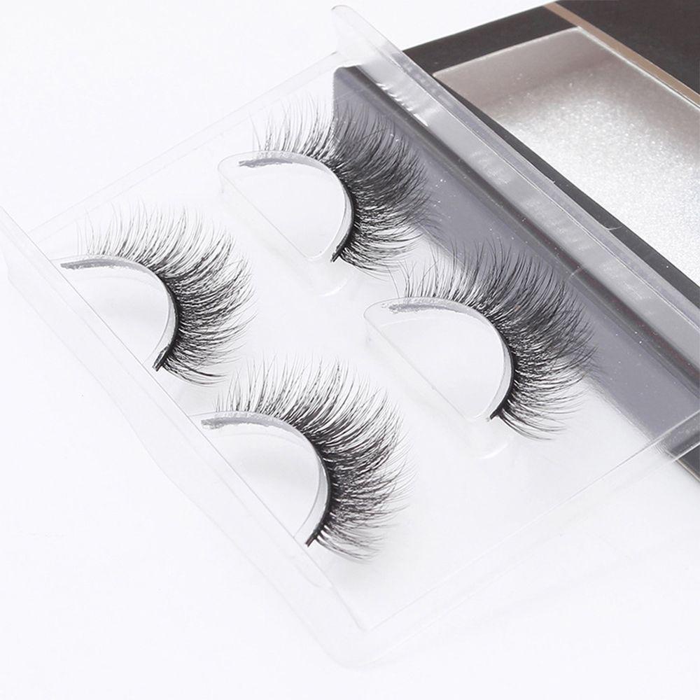 Set 2 Cặp Lông Mi Giả 3D Dài Và Dày Chuyên Dụng Cho Trang Điểm