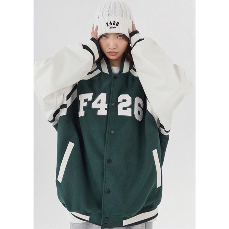 [LOẠI 1] Áo bomber - áo bóng chày form rộng unisex Nam Nữ phối tay trắng basic chuẩn form 5426 | BigBuy360 - bigbuy360.vn