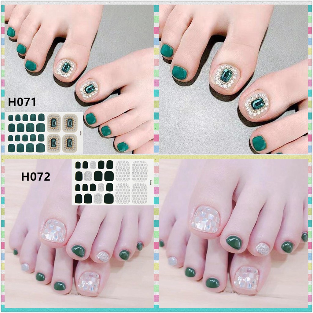 Miếng dán móng 3D xinh xắn H066-080 DIY