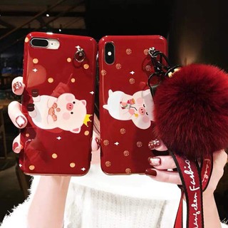 Ốp lưng iphone lợn bông tết