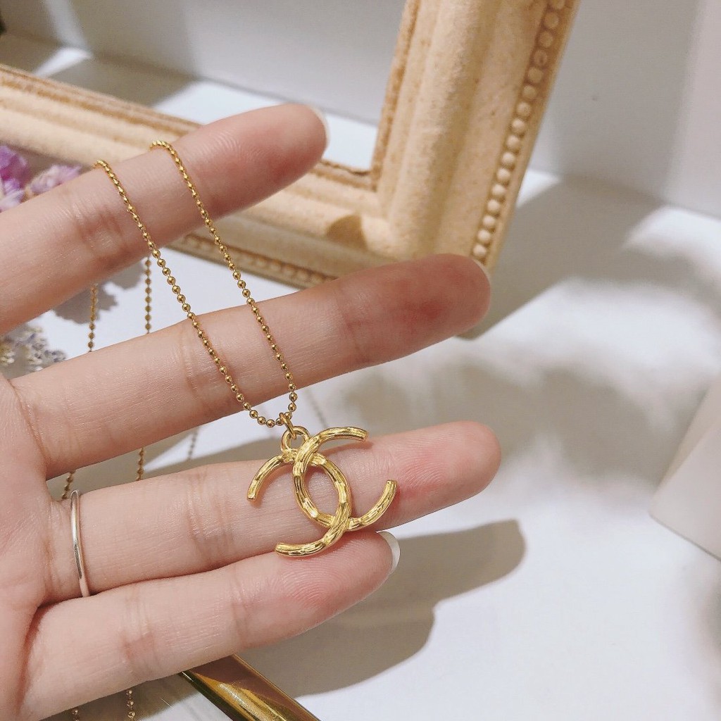 Dây Chuyền Mặt Hình Chữ C Thời Trang Dành Cho Nữ