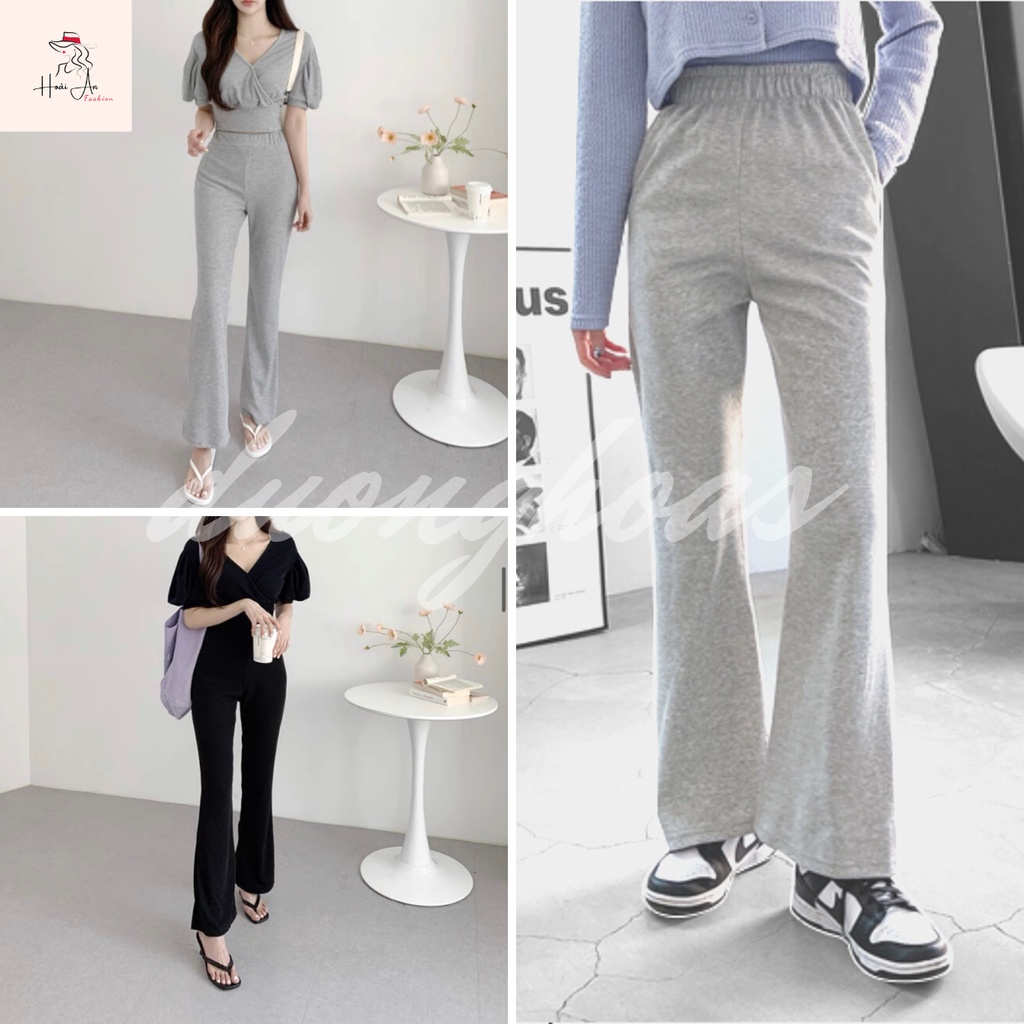 Quần Loe Da Cá Cạp Chun Hack Dáng Mới Nhất 2022