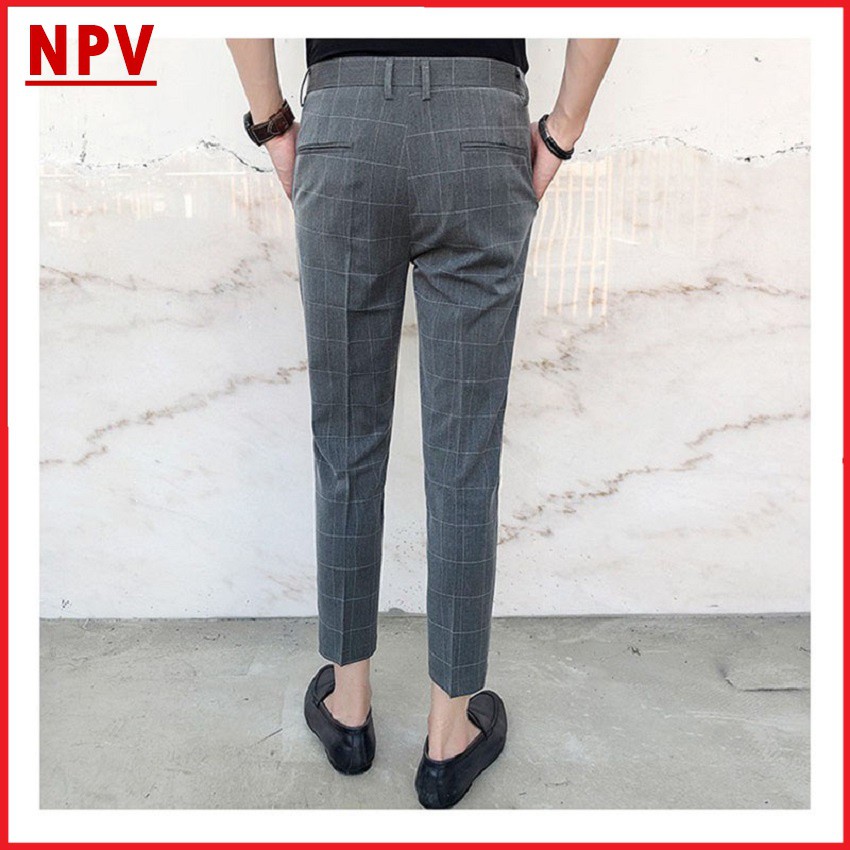 Quần âu nam kẻ sọc chất vải cotton cao cấp, quần tây chuẩn thiết kế hàn quốc, cực tôn dáng, lịch sự, trẻ trung | BigBuy360 - bigbuy360.vn