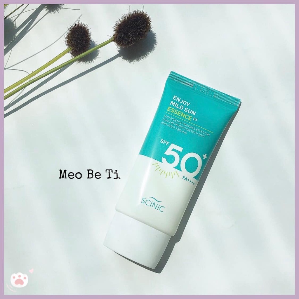 Kem chống nắng dịu nhẹ cấp ẩm Scinic Enjoy Super Mild Sun Essence